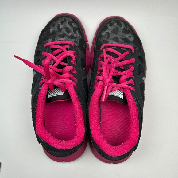 Nike Free Run 616698-001 Pre Owned Girls Size 4Y, Color Pink - Picture 5 of 10